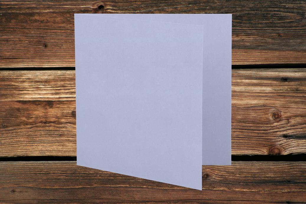 [111012.2] Klappkarten 110x110/220 mm Lavendel 230 g/qm